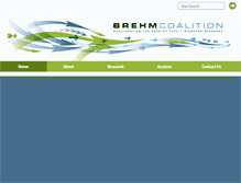 Tablet Screenshot of brehmcoalition.org